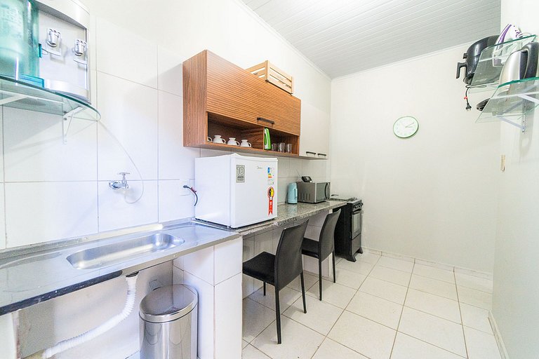Apto 1Qto , Cozinha Completa, até 3 Hóspedes , Jr Catito