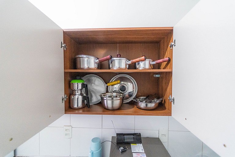 Apto 1Qto , Cozinha Completa, até 3 Hóspedes , Jr Catito