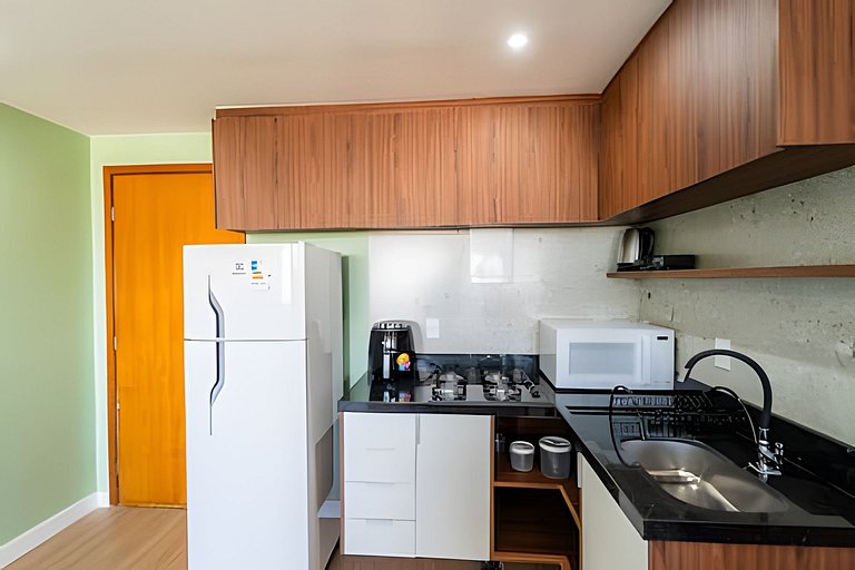 Até 4hóspedes, Wi-fi500Mbps, Cozinha Comp,Elevador, Jr Catit