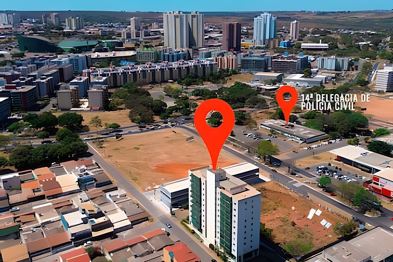 Até 4hóspedes, Wi-fi500Mbps, Cozinha Comp,Elevador, Jr Catit