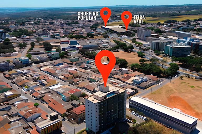 Até 4hóspedes, Wi-fi500Mbps, Cozinha Comp,Elevador, Jr Catit