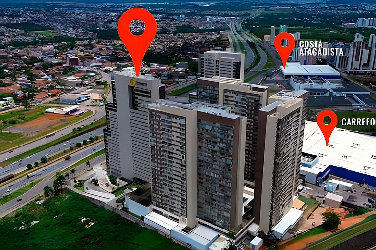 Suíte, Até 5pessoas, Garagem, Praça de Alimentação, Cinema,