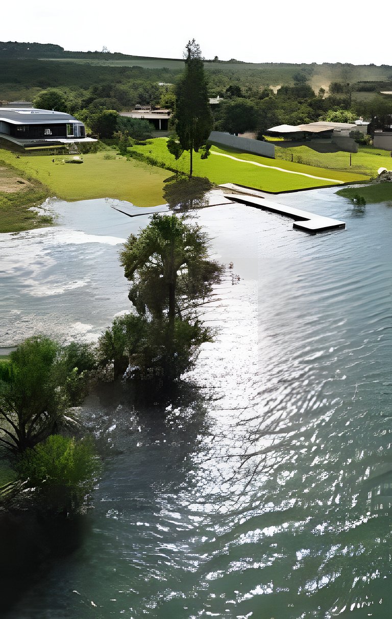 Rancho Beira Lago, Até 20 Hóspedes, Piscina, Churr