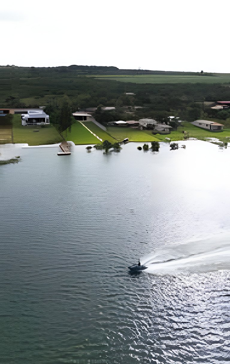 Rancho Beira Lago, Até 20 Hóspedes, Piscina, Churr