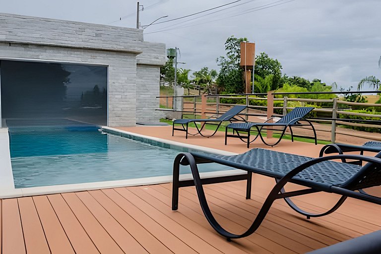 Rancho Corumbá 4, Piscina, Sauna, 5 Qtos, Churassq
