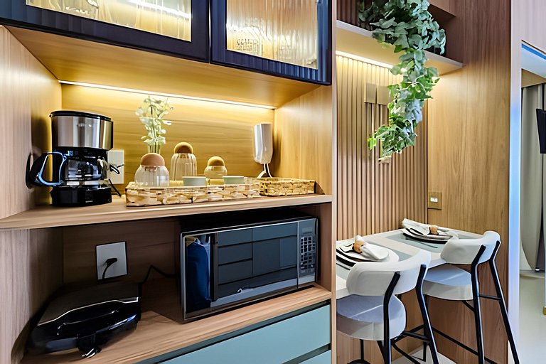 Ap até 4 hóspedes, Frente Praia, Varanda, na Barra , de Fren