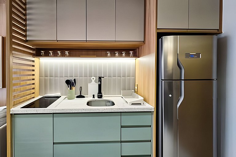 Ap até 4 hóspedes, Frente Praia, Varanda, na Barra , de Fren