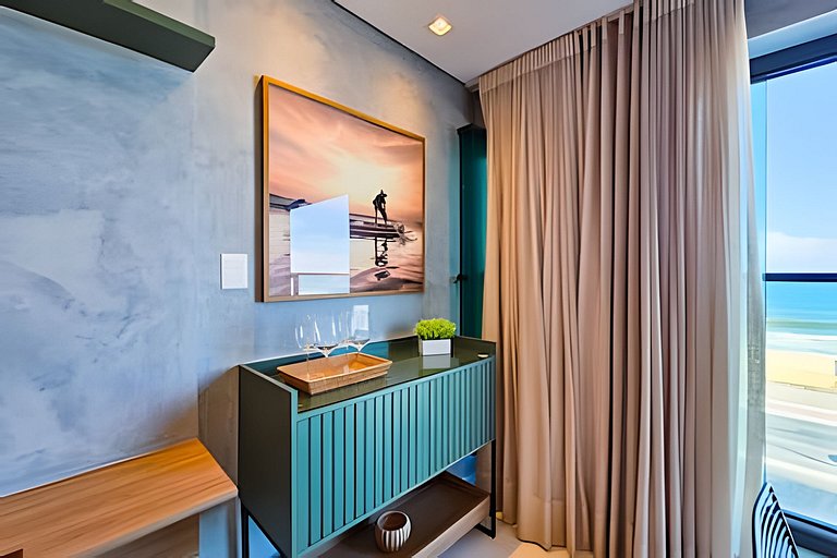 Frente Praia, Até 4 Hóspedes, Piscina, Garagem, Rooftop, Jr