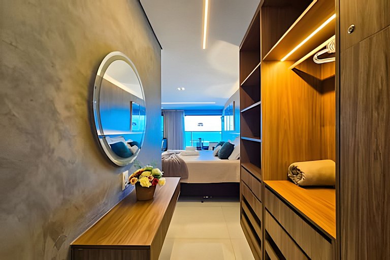 Frente Praia, Até 4 Hóspedes, Piscina, Garagem, Rooftop, Jr