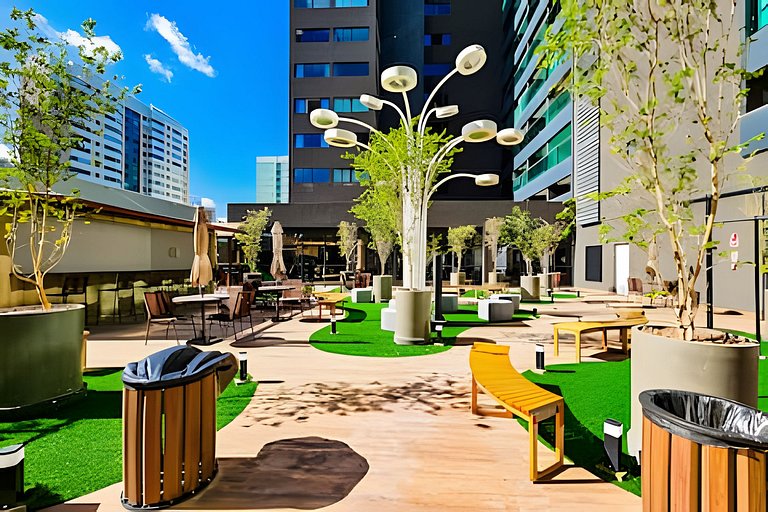 Frente Praia, Até 4 Hóspedes, Piscina, Garagem, Rooftop, Jr