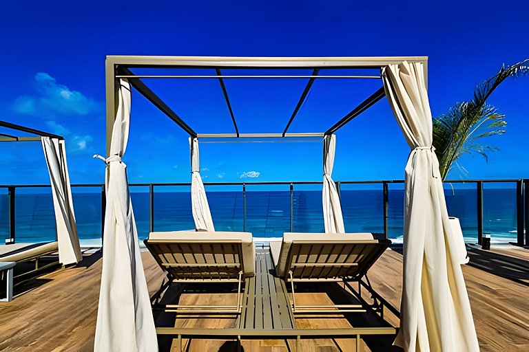 Frente Praia, Até 4 Hóspedes, Piscina, Garagem