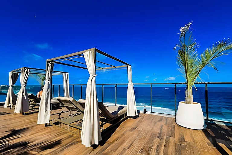 Frente Praia, Até 4 Hóspedes, Piscina, Garagem