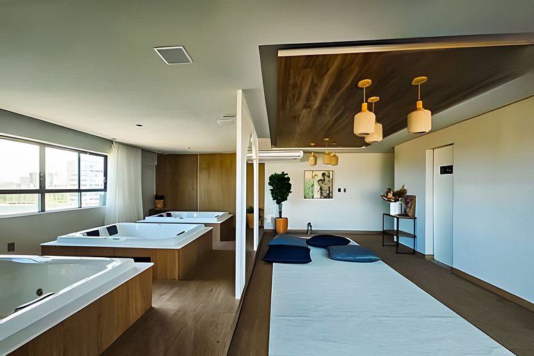 Frente Praia, Até 4 Hóspedes, Piscina, Garagem, Rooftop, Jr