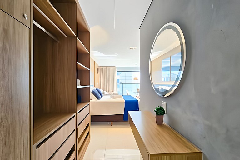 Ed. Frente Mar, Até 4 Hóspedes, Piscina, Academia, Rooftop,