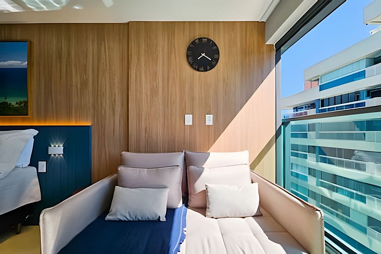 Ed. Frente Mar, Até 4 Hóspedes, Piscina, Academia, Rooftop,