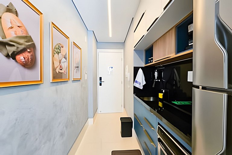 Ed. Frente Mar, Até 4 Hóspedes, Piscina, Academia, Rooftop,