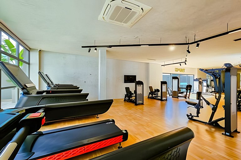 Ed. Frente Mar, Até 4 Hóspedes, Piscina, Academia, Rooftop,