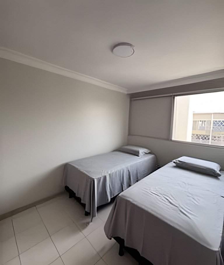 Bairro “Carioca” de Brasília, 3Qtos Até 6Hóspedes